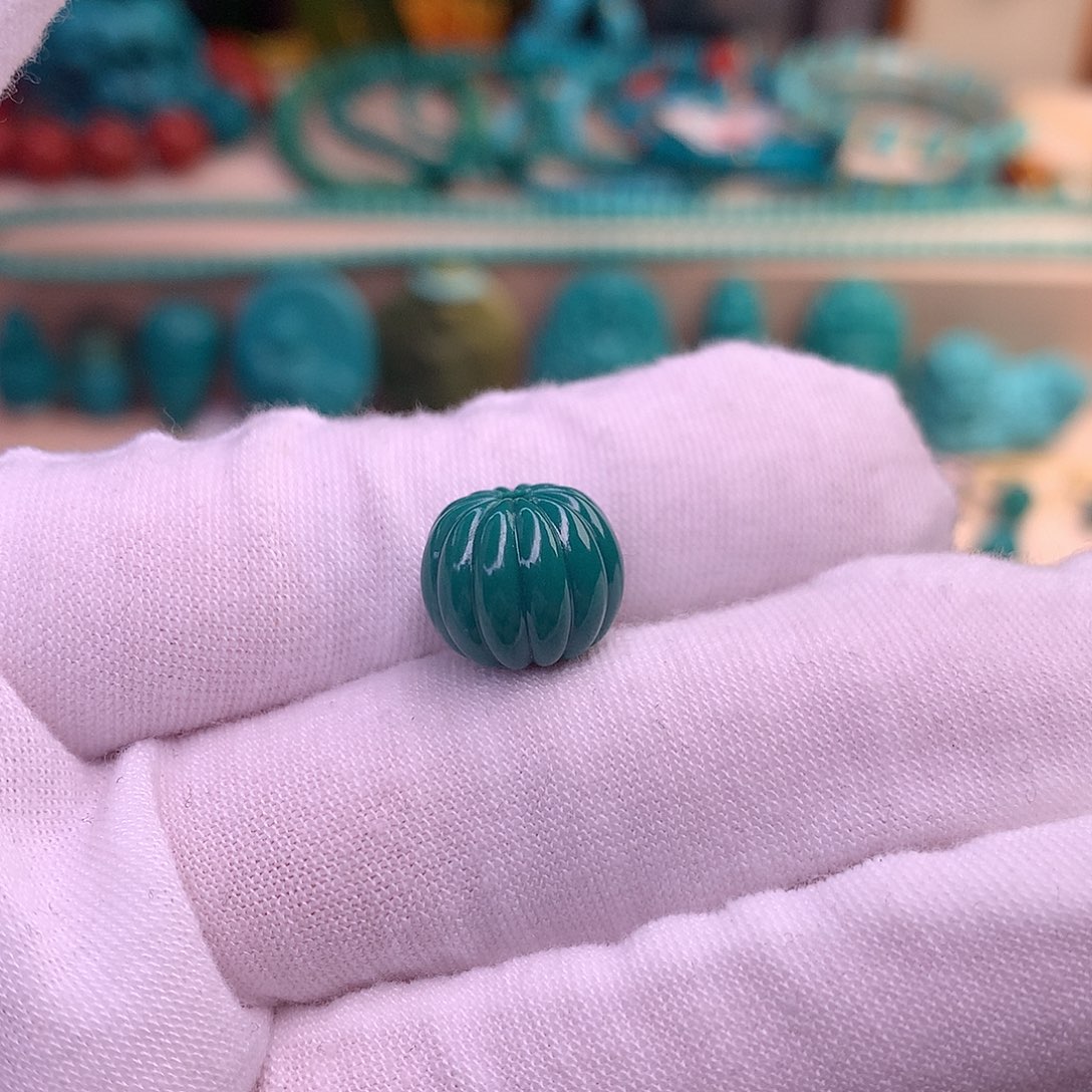 绿松石珠宝半成品未镶嵌