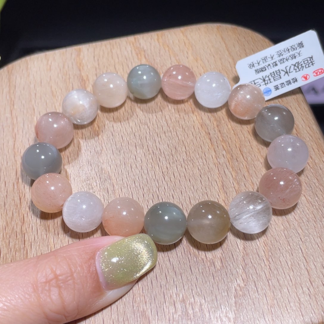 水晶手链未镶嵌136号多样性发货一L 12+
