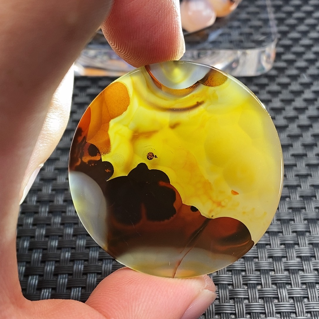 玛瑙/玉髓未镶嵌吊坠(不含链)7