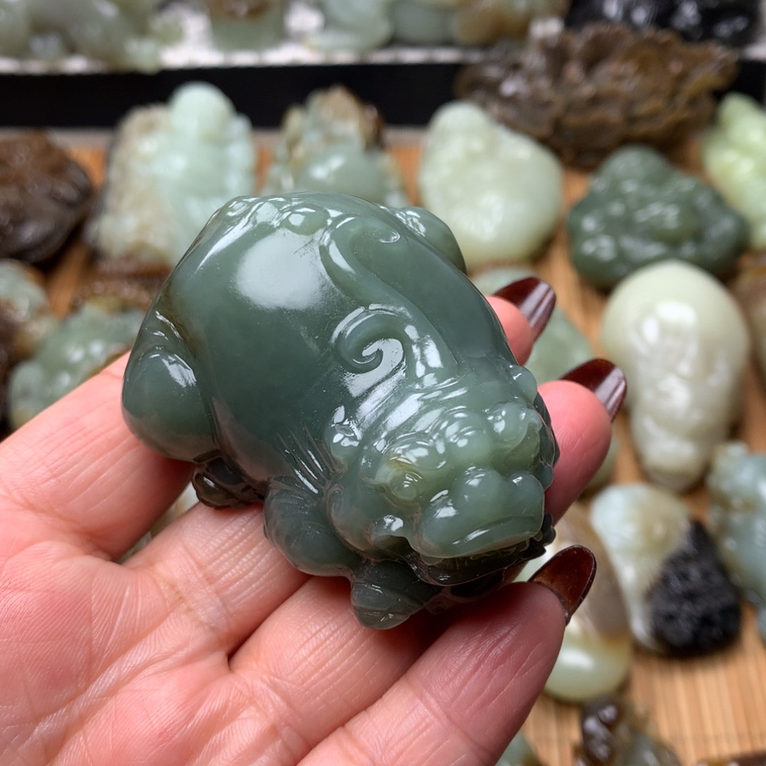 和田玉把件未镶嵌