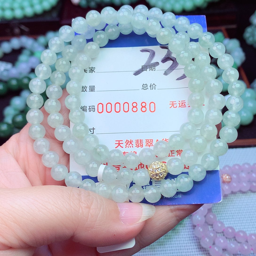 毛衣链未镶嵌翡翠宗*