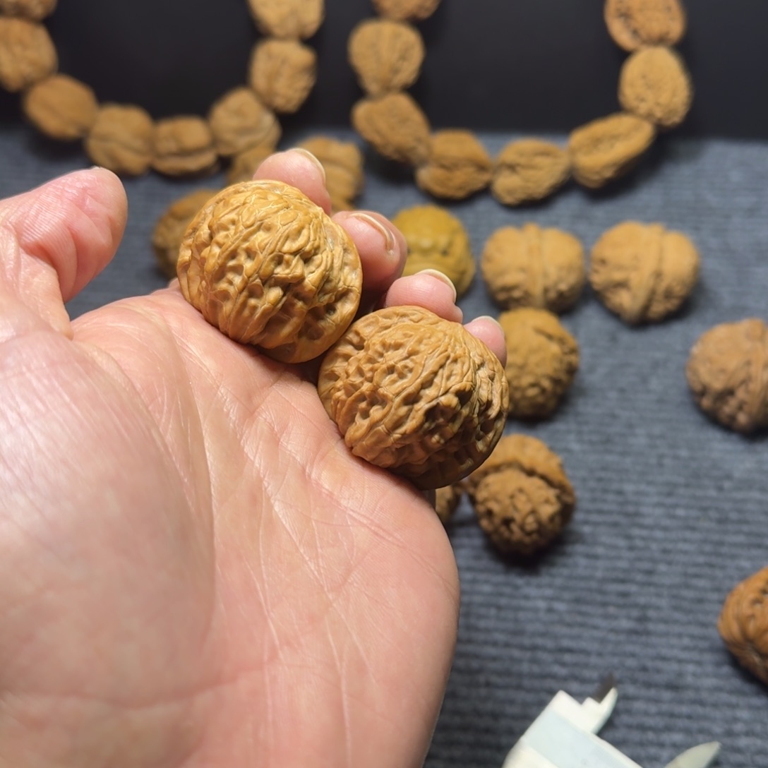 把件文玩核桃磨盘38尺