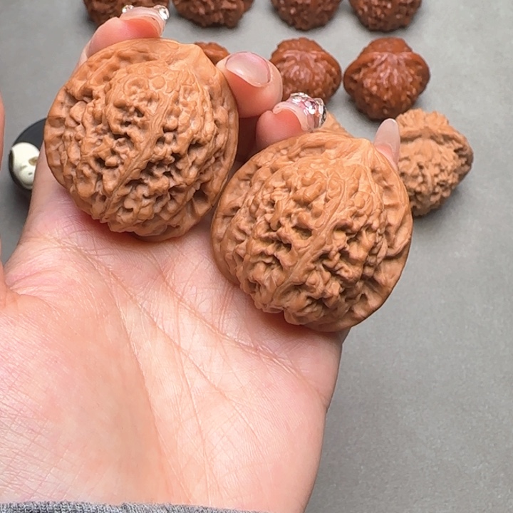 文玩核桃把件野核凤凰台41