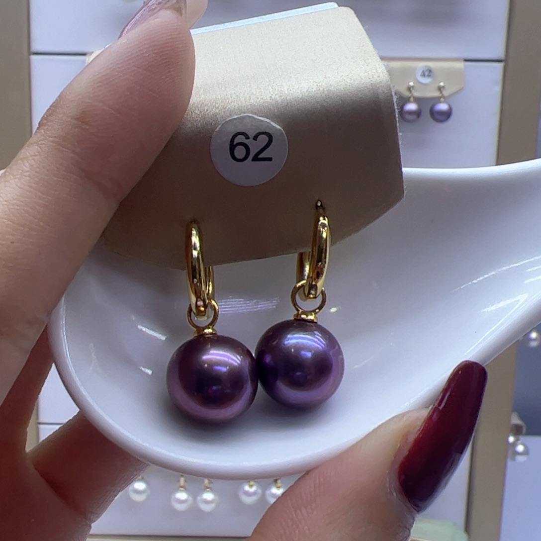 淡水珍珠耳饰未镶嵌