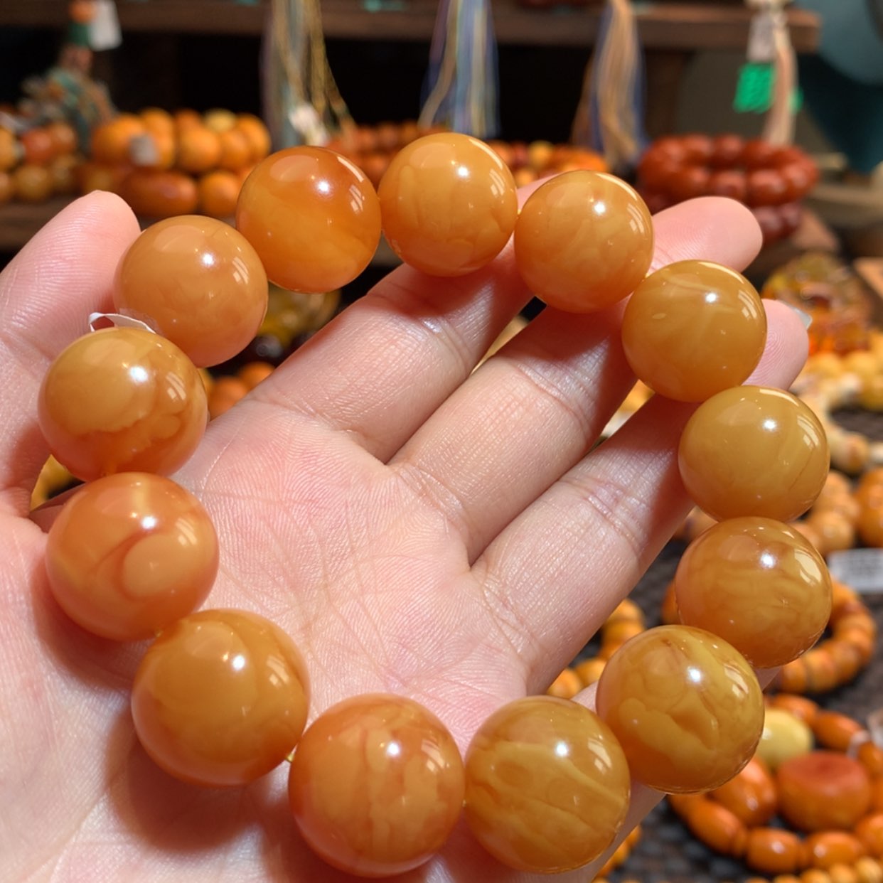 【闪购商品】手串蜜蜡未镶嵌蜜蜡手串