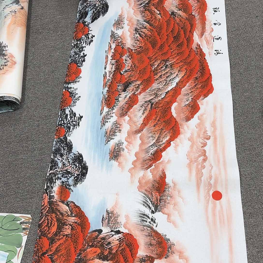 国画国画作品多次在国内外