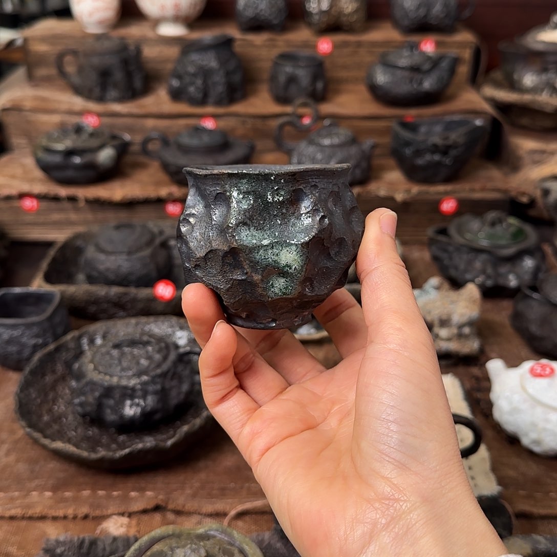 杯原款陶泥手捏主人杯100ml