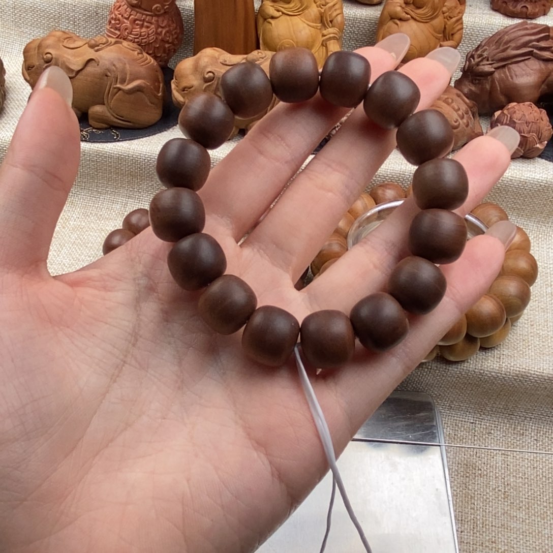 灬****手串/手链檀香木迈索尔，老山檀香，焦糖13.14