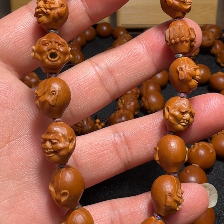 啸***橄榄核手串/手链十八罗汉