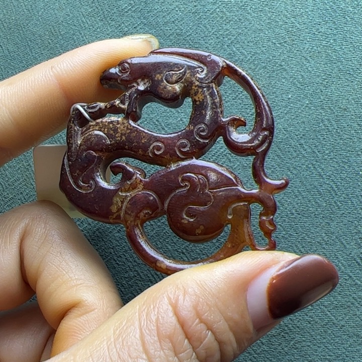 和田玉挂件未镶嵌王*喜