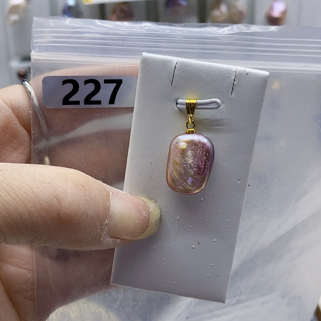 颈饰合金淡水珍珠