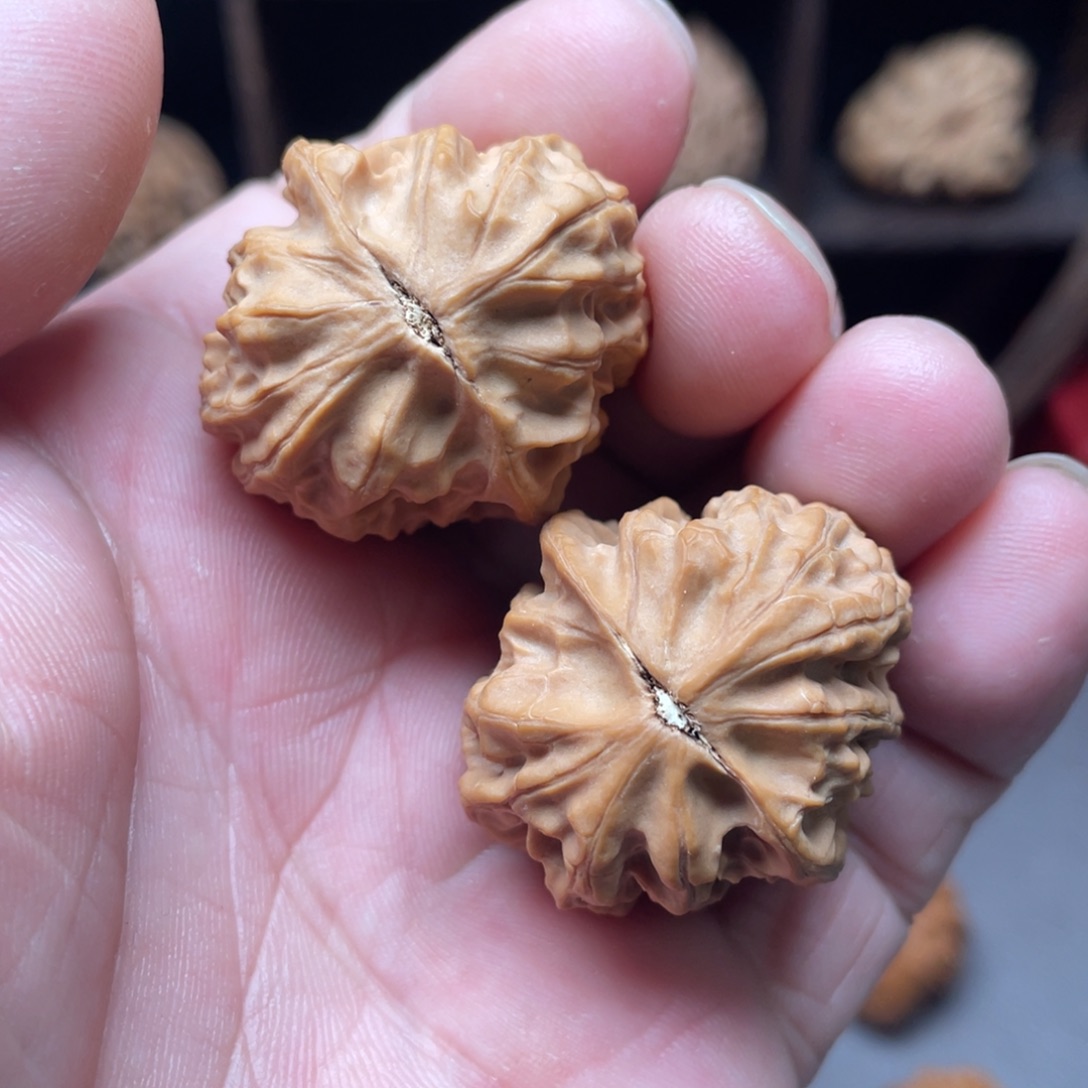 桃核把件32全品柿子鸡