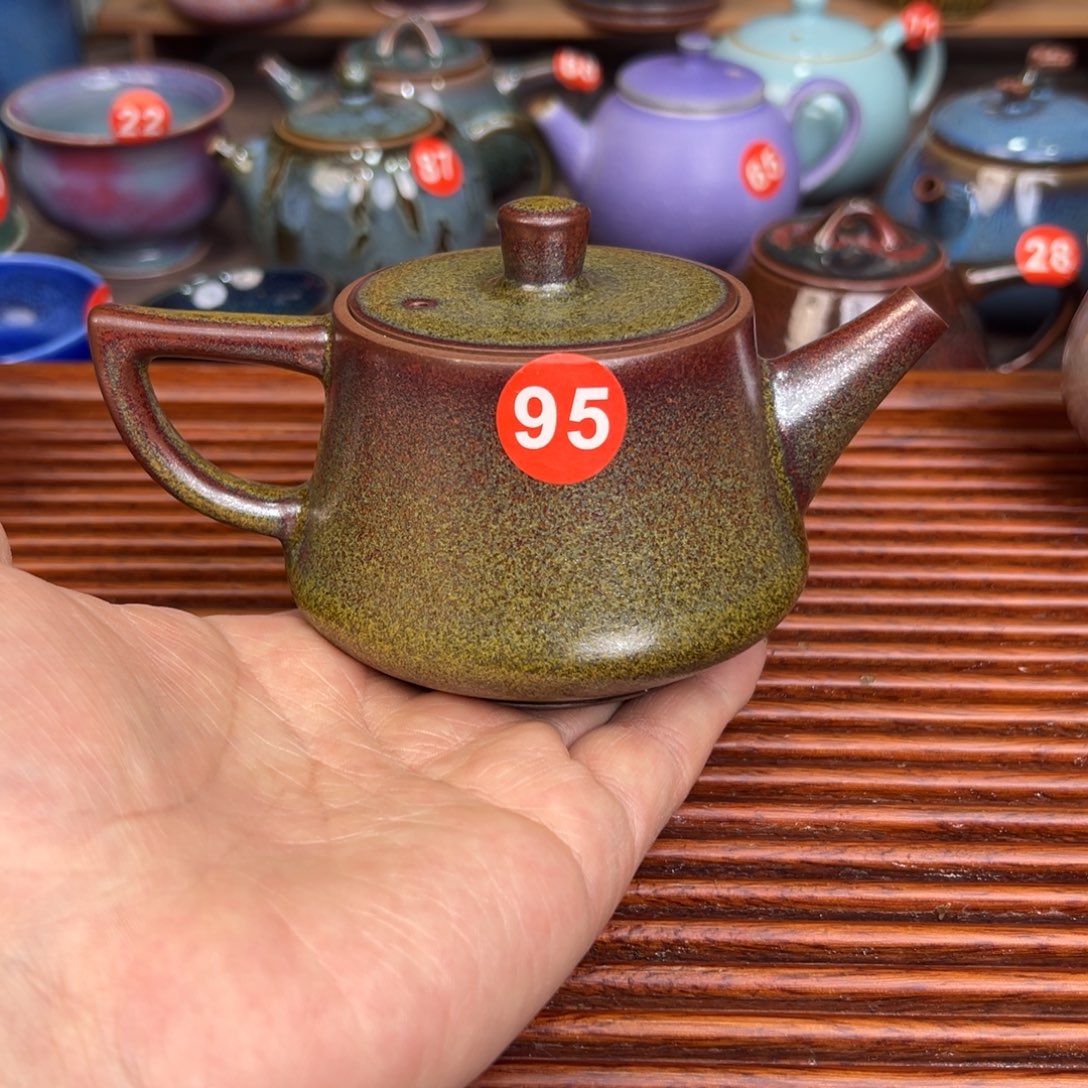 手工制作钧窑茶器