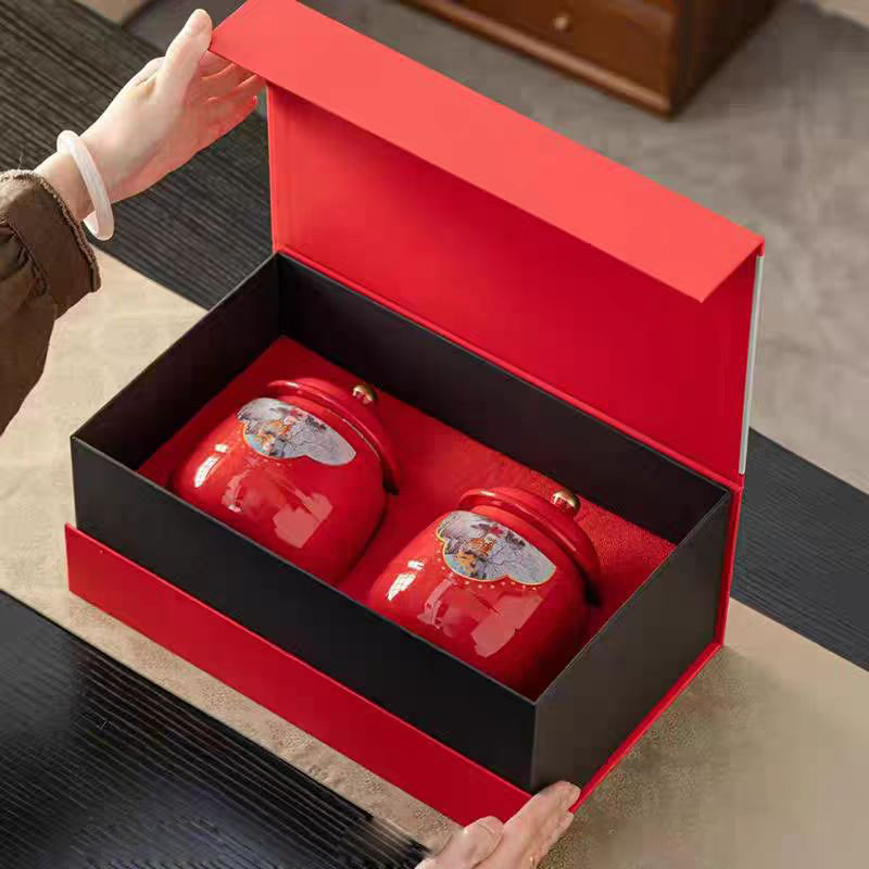 2025大红袍茶叶武夷岩茶新茶乌龙茶高档礼盒装过节送长辈伴手礼