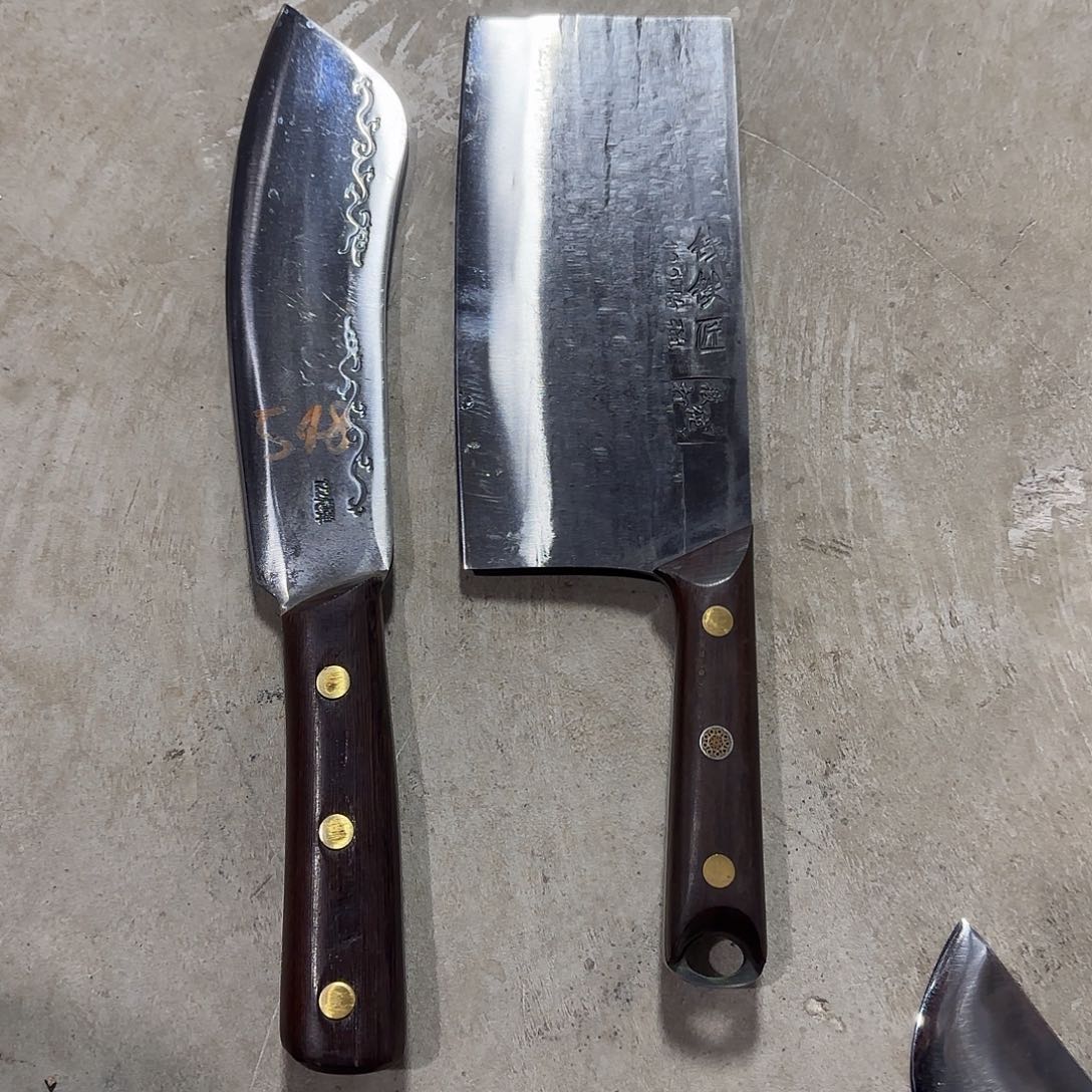 炮弹钢手工锻打砍柴刀