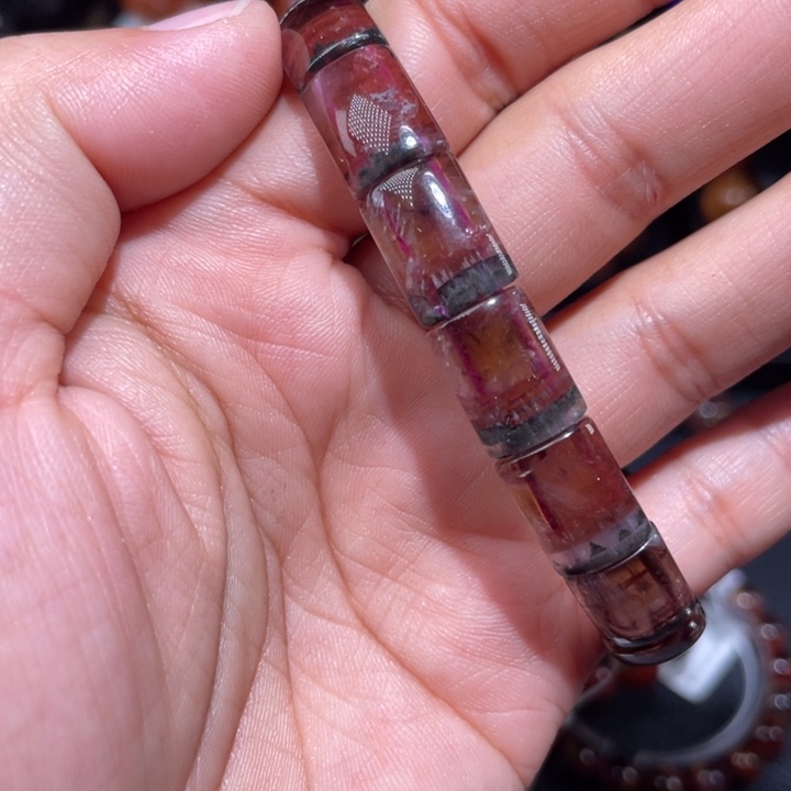 水晶手串未镶嵌极光手牌