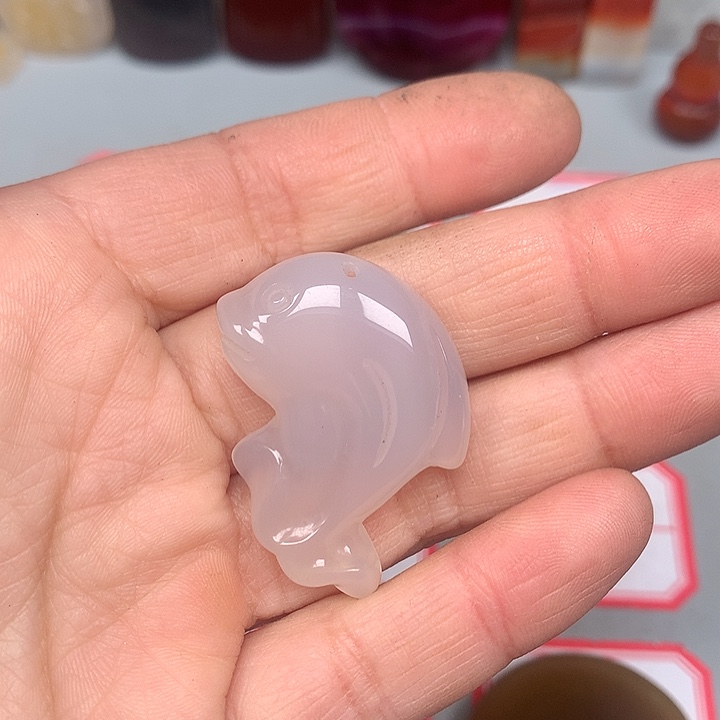 尼***花黑曜岩未镶嵌颈饰