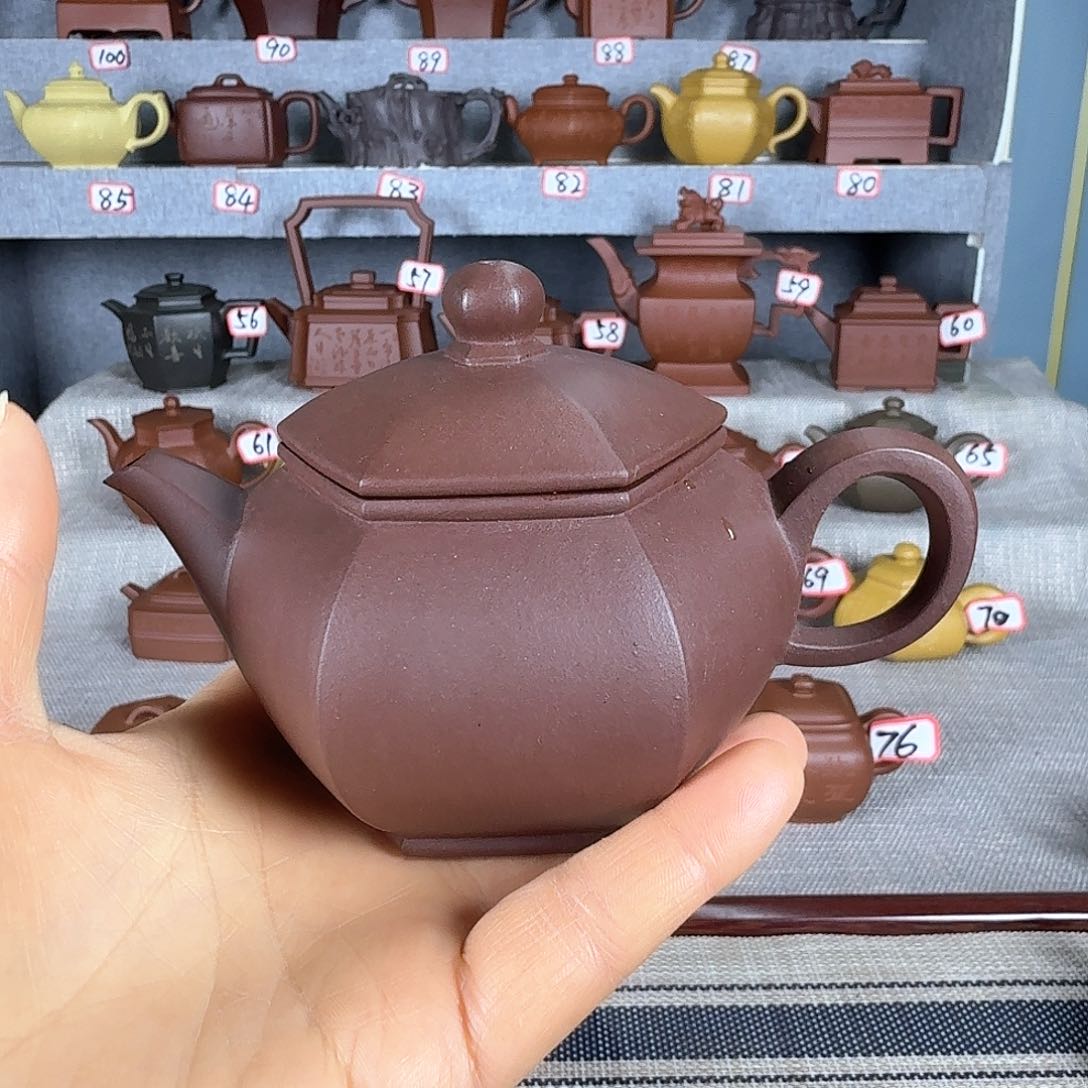 紫泥茶壶军***利半手工制作不退不换