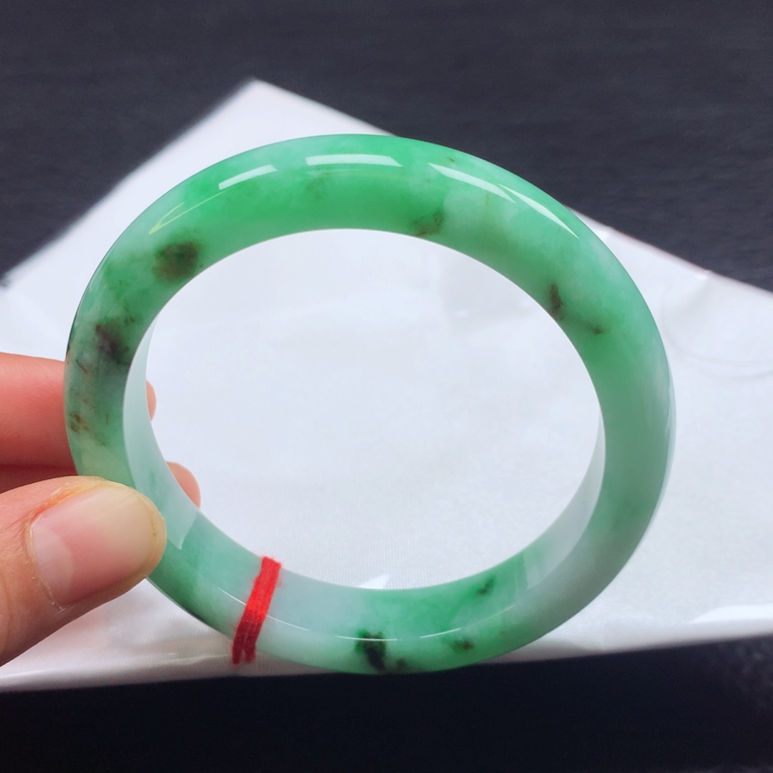 翡翠未镶嵌手镯56➕