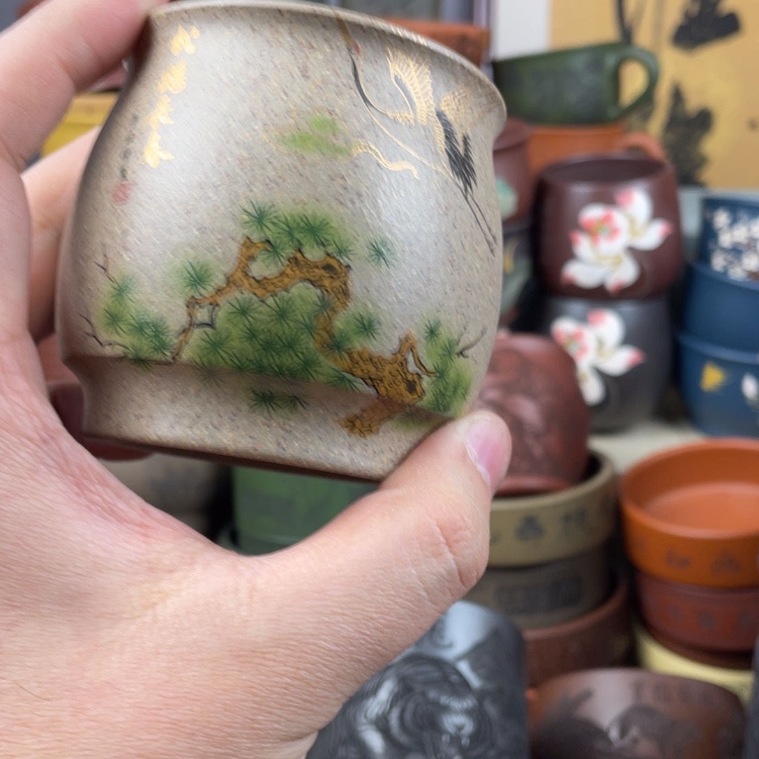 紫砂茶杯紫砂茶杯