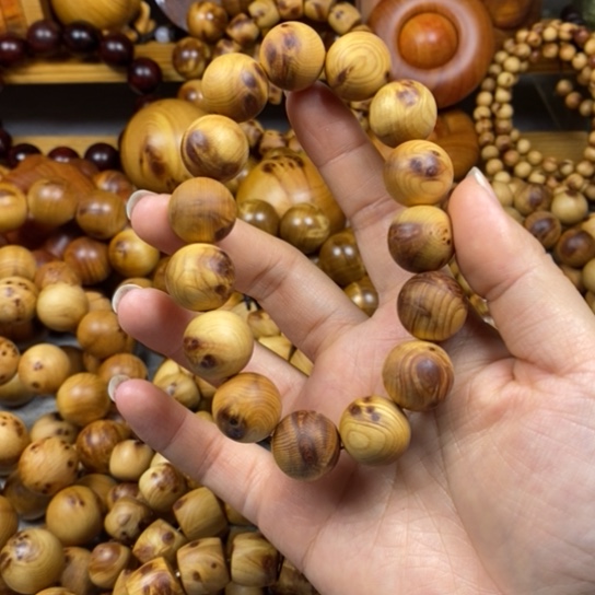 柏木（崖柏）手串/手链1.5瘤疤