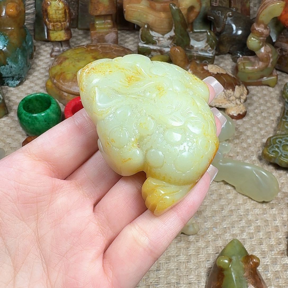 白玉菩提吊坠挂件