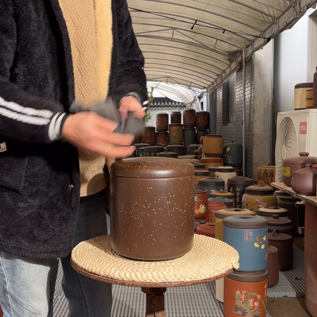 紫砂茶叶罐8 饼茶叶罐