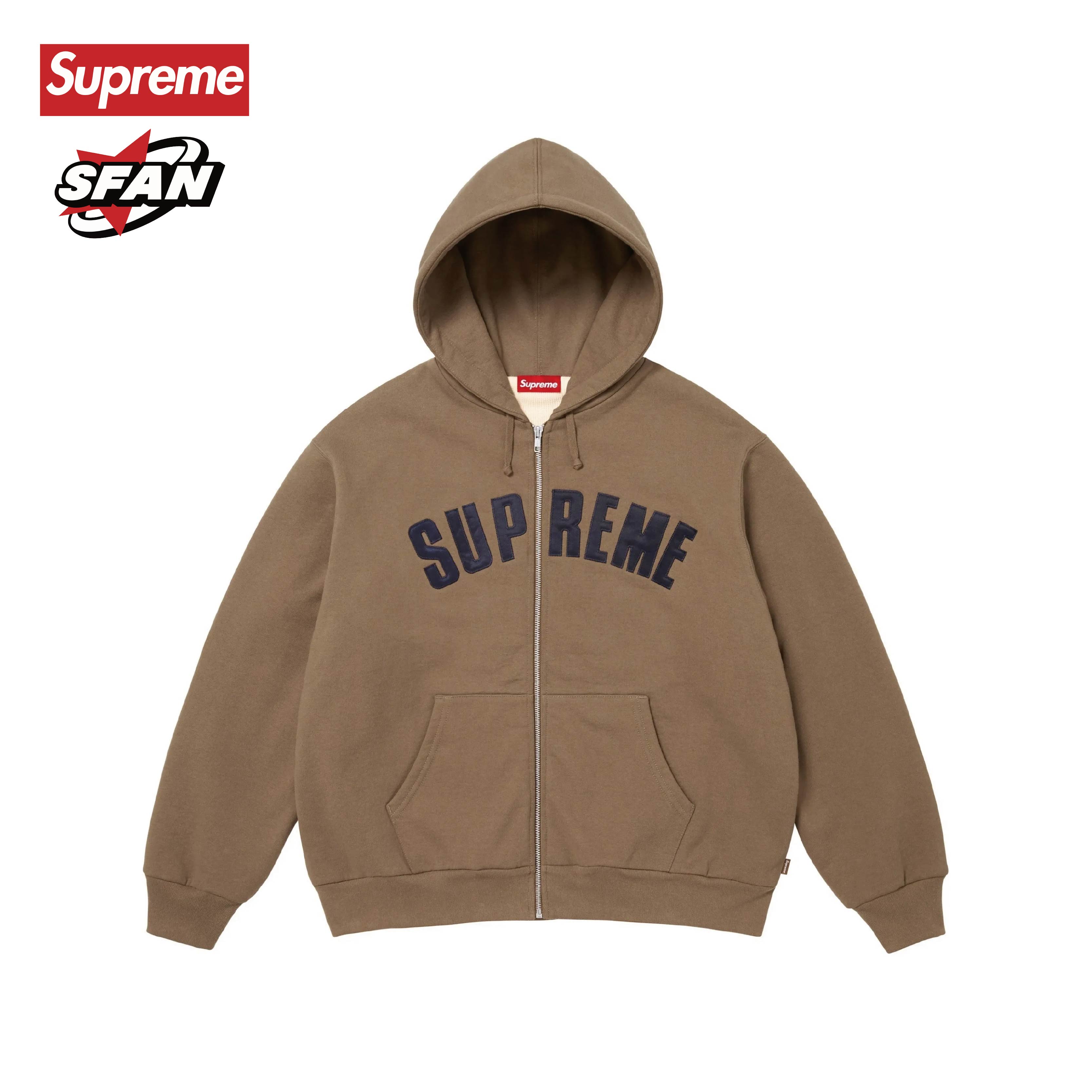 Supreme FW25 Arc Thermal Lined Zip Up Hooded Sweatshirt 卫衣