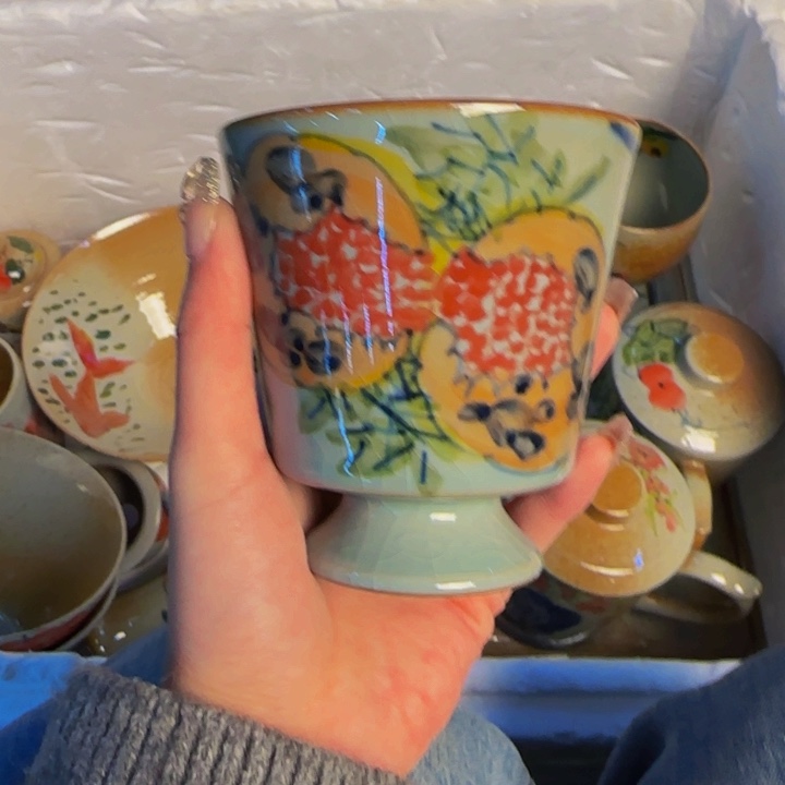 瓷片景德镇陶瓷手工手绘