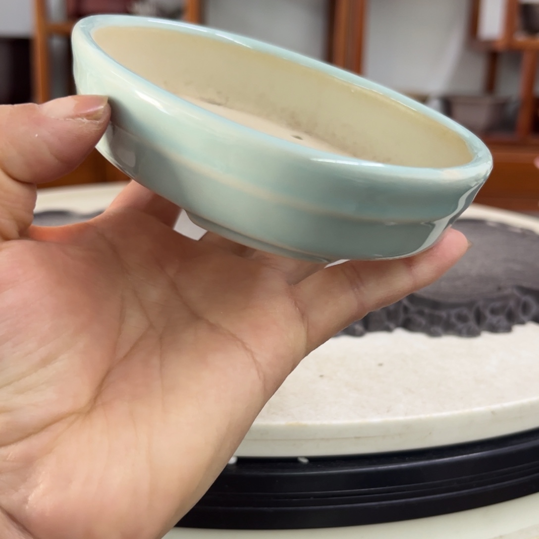 紫砂花盆瑕疵脱釉3-12-10。。。