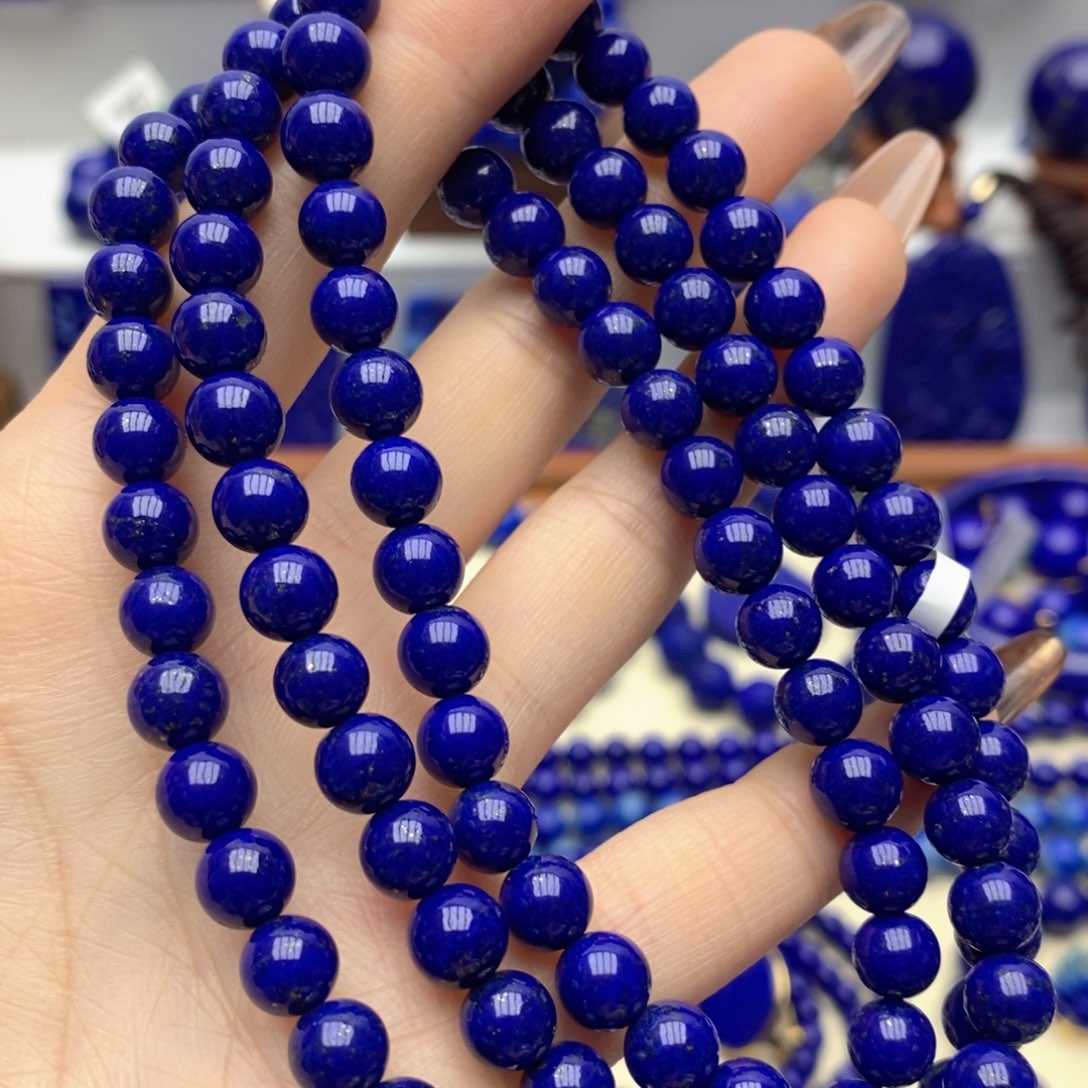 青金石未镶嵌手链7mm108