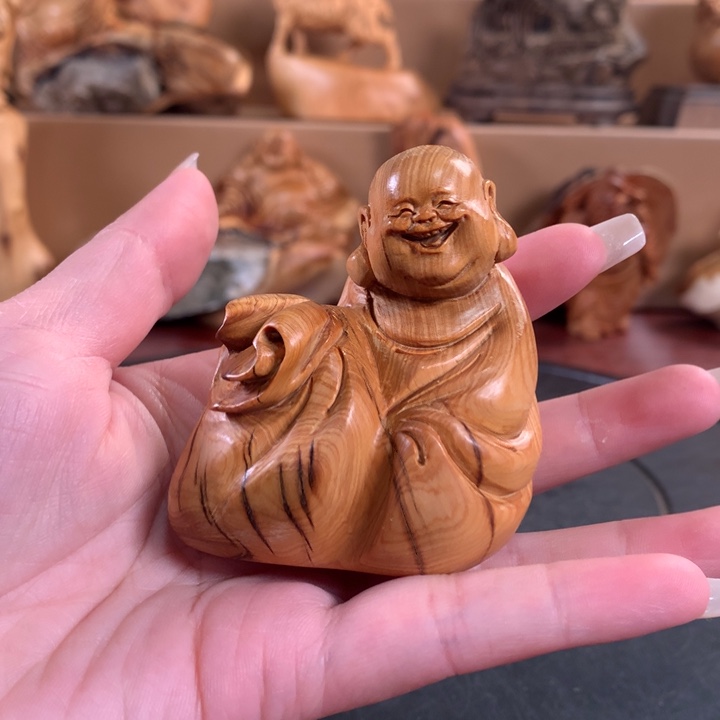 柏木（崖柏）根雕摆件