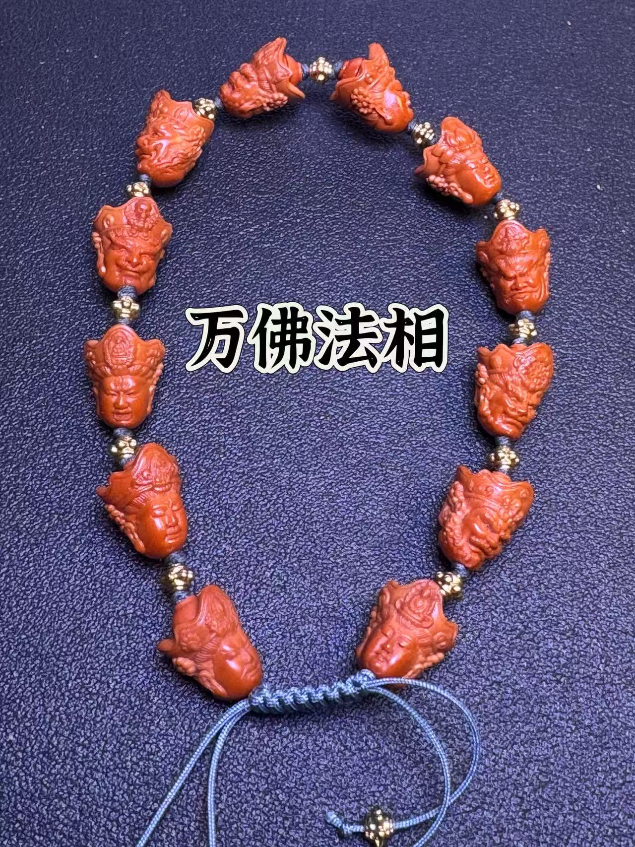 核尖橄榄核雕刻万佛法相