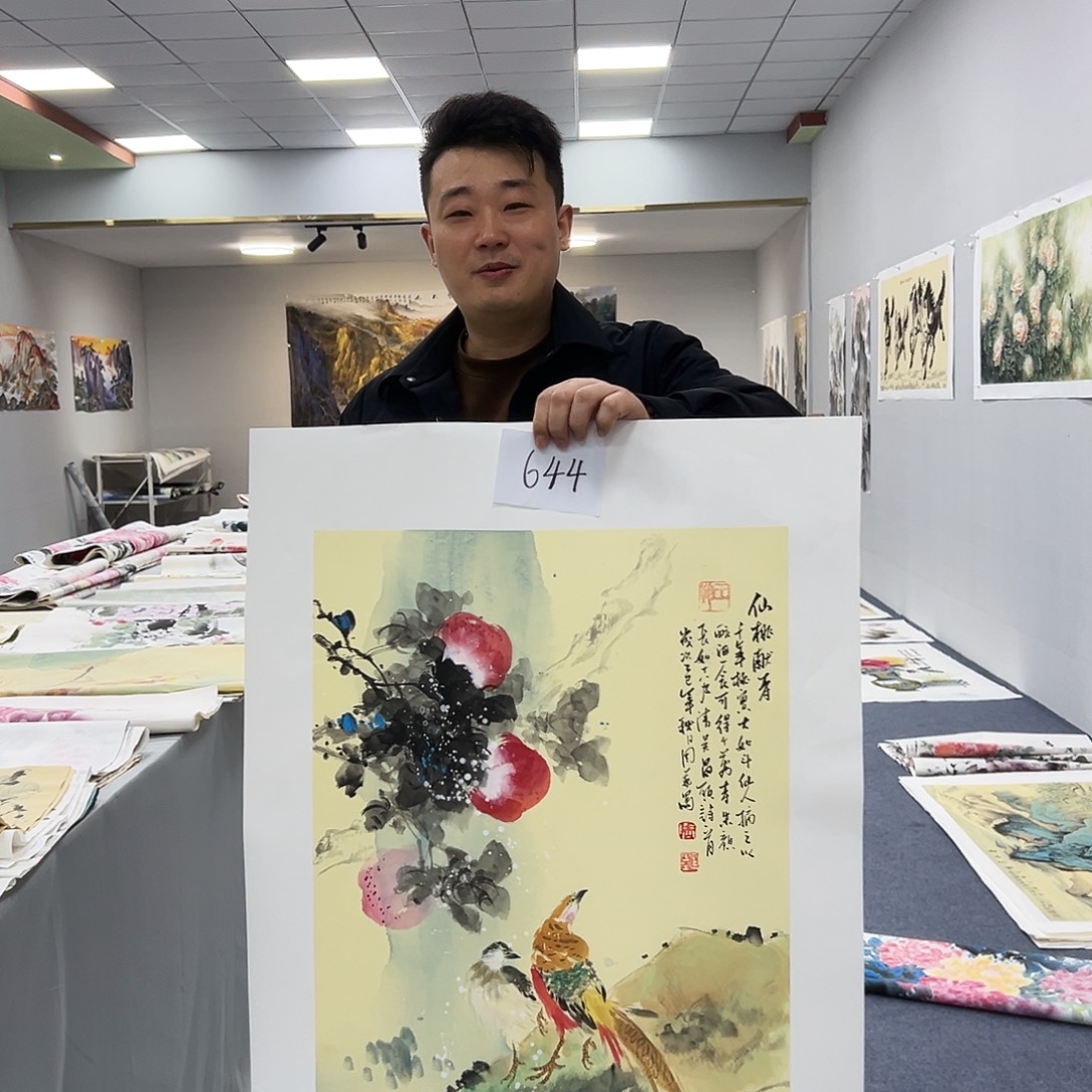 国画国画作品宣纸纯手绘