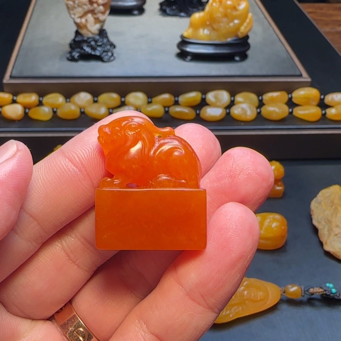 田黄石黄*扬寿山田黄石