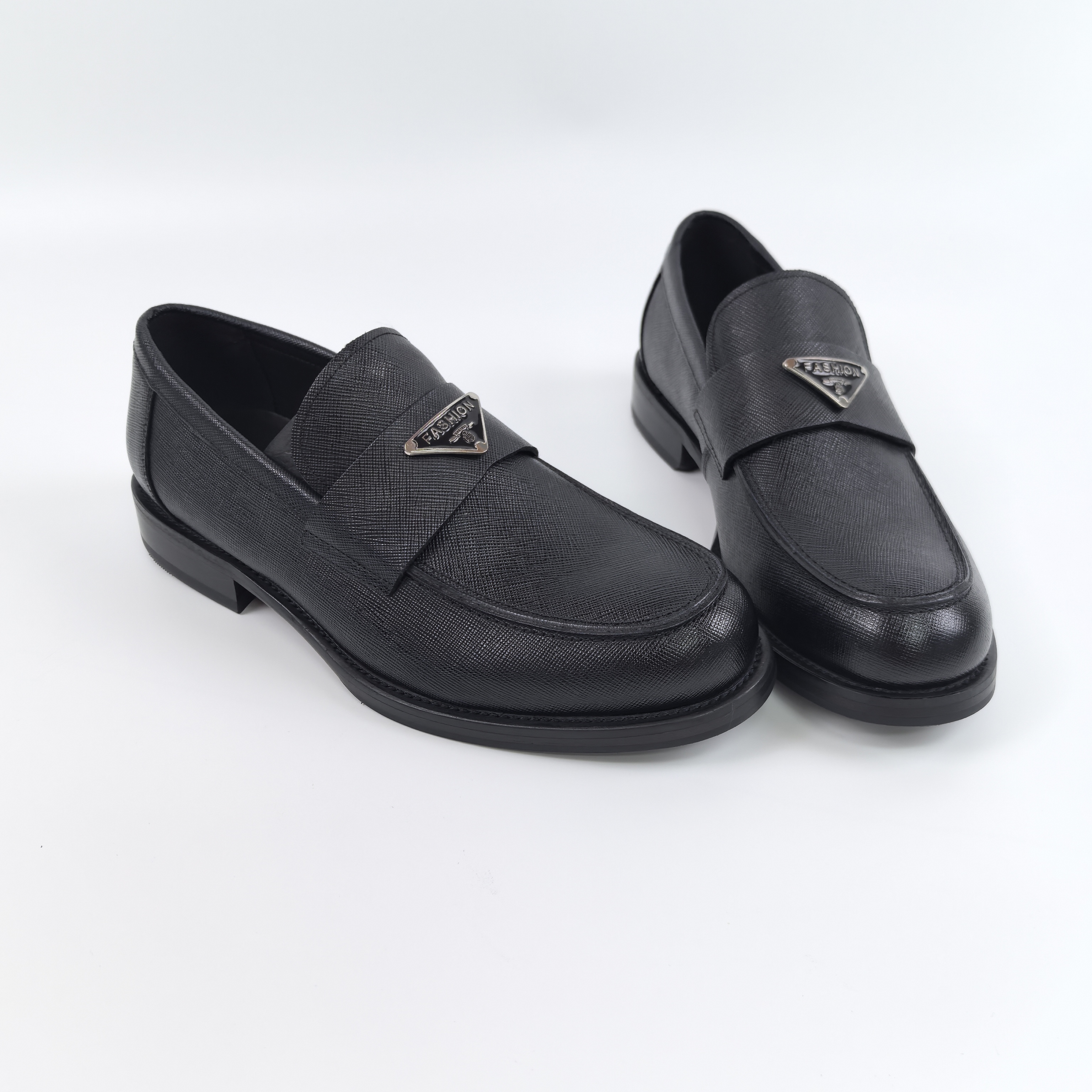 （P家）牛皮沉船皮+固特异全皮底+防滑贴片+一脚蹬乐福鞋（G9050531）