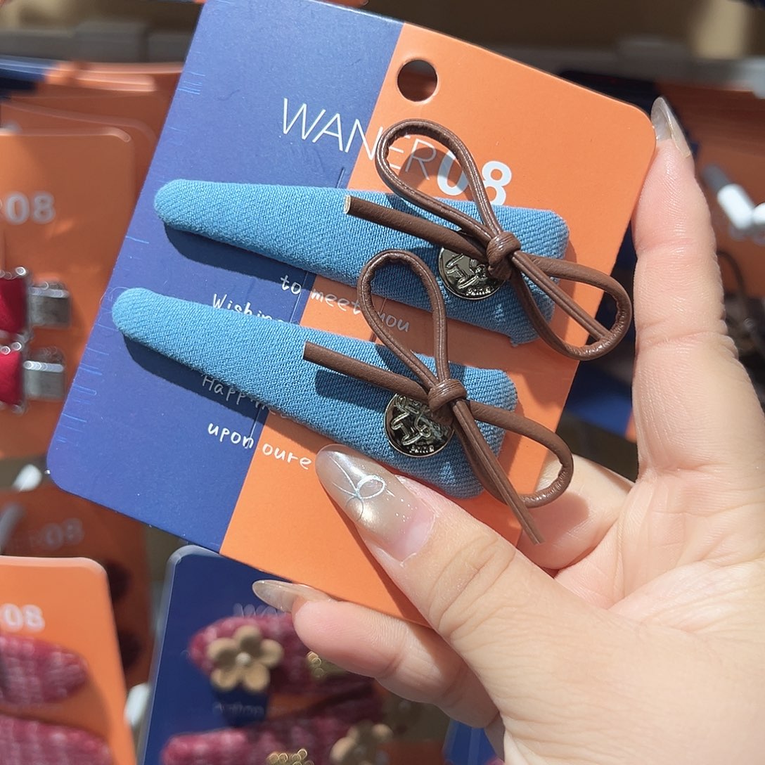 非金属蓝色蝴蝶结掰掰