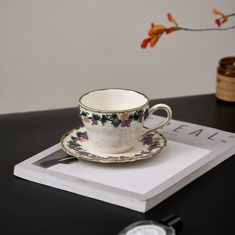 莫奈花园William Wilde系列陶瓷餐具-咖啡杯碟