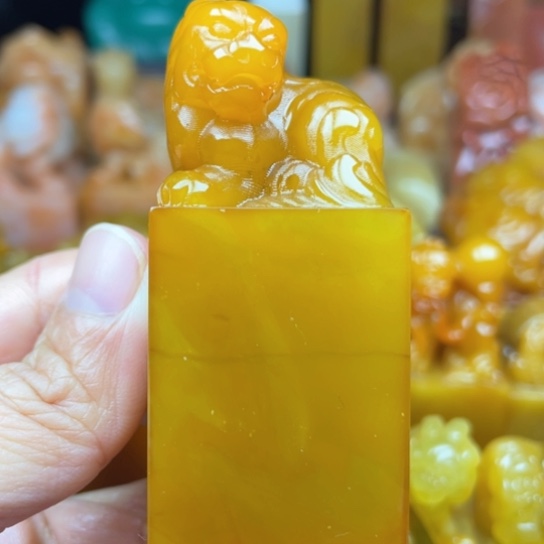 老挝石质地細膩光滑篆刻寫字刀感十足