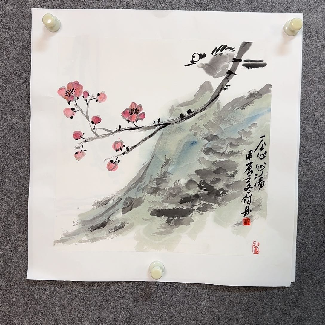 国画付丹老师手绘作品