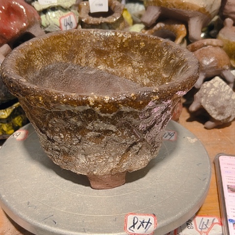 三***烟粗陶花盆制作就这样的支持