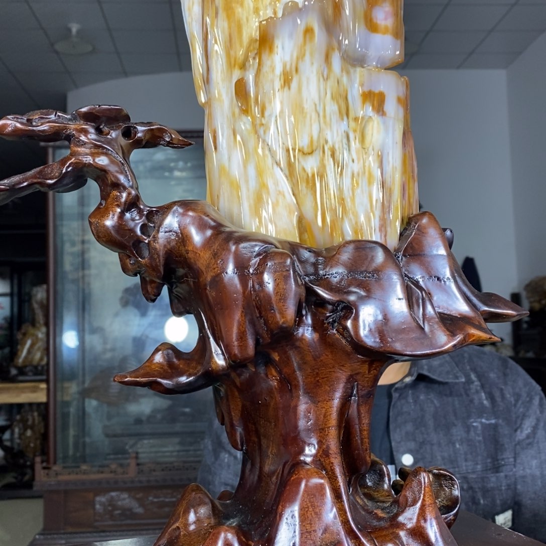 硅化玉未镶嵌珠宝奇石