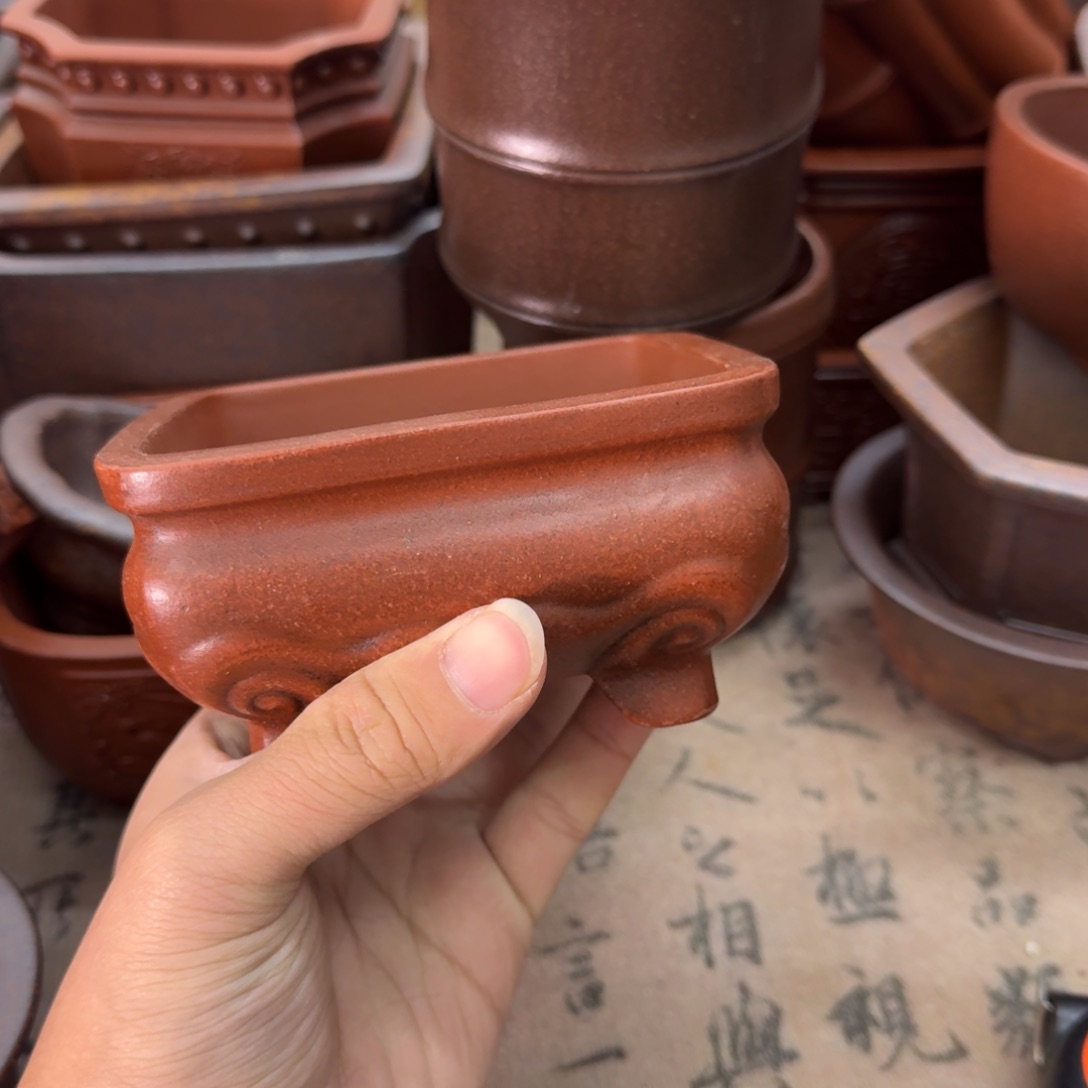 紫砂花盆宜兴紫砂正品花盆10.5x4.5