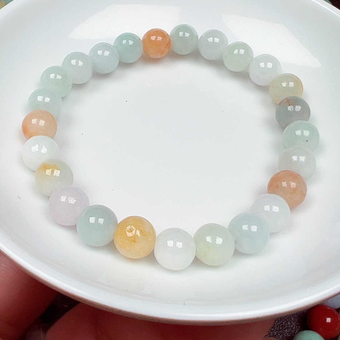 麦***开翡翠散珠老华翡翠