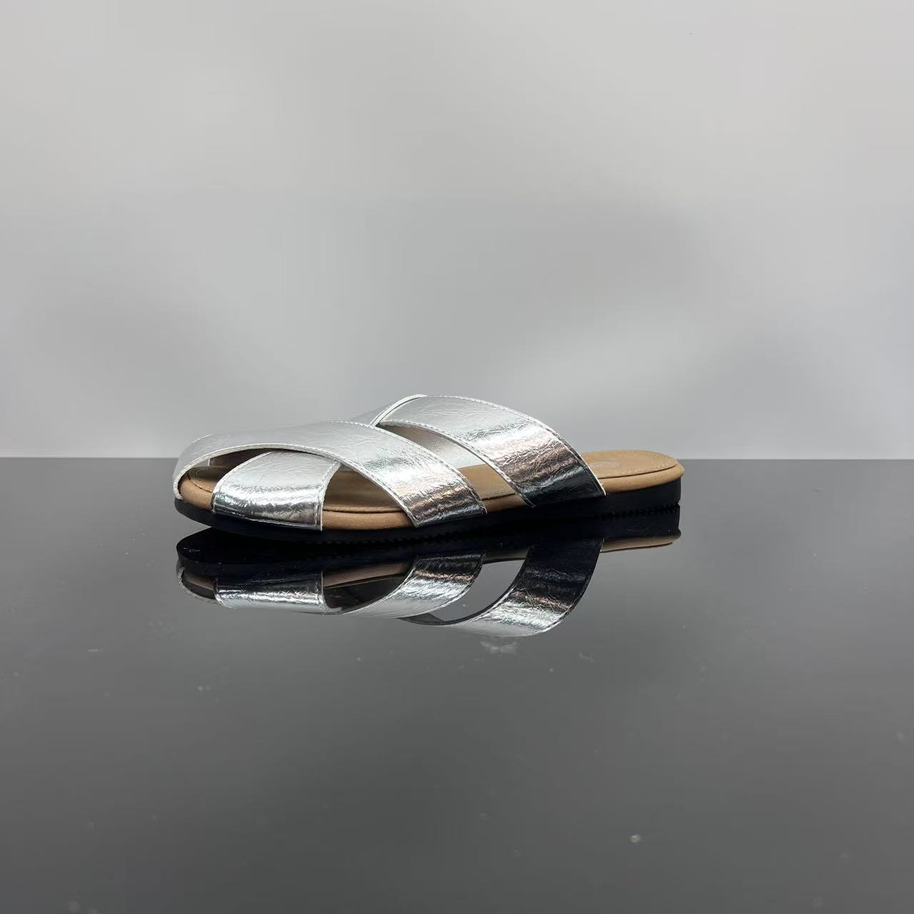 夏季新款纯色软底人字拖休闲钩编百搭罗马风格镂空凉鞋 X 检7559