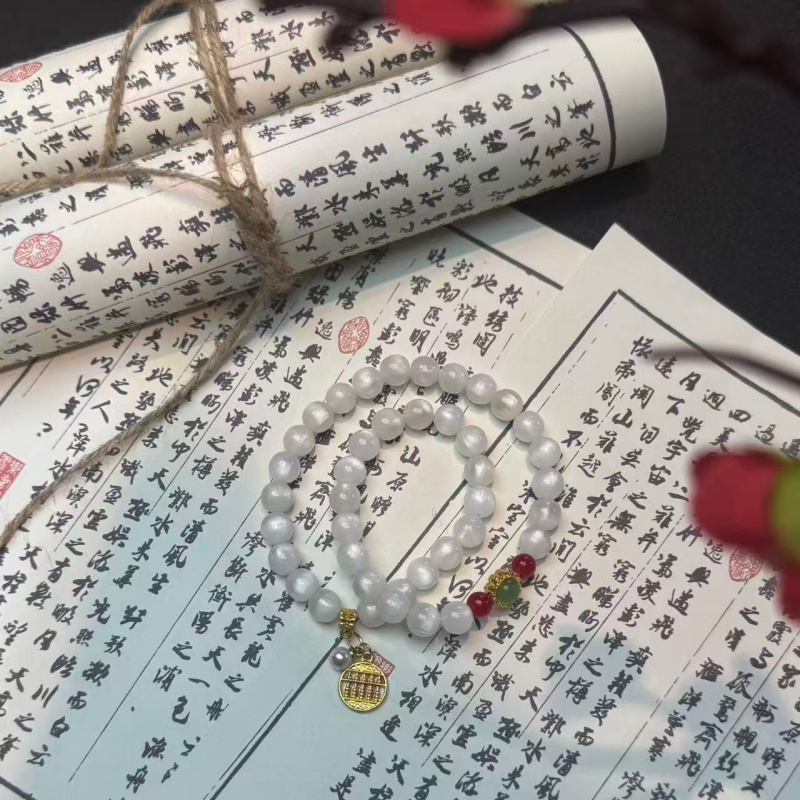 手链 MK1003算盘变色珠双圈手串