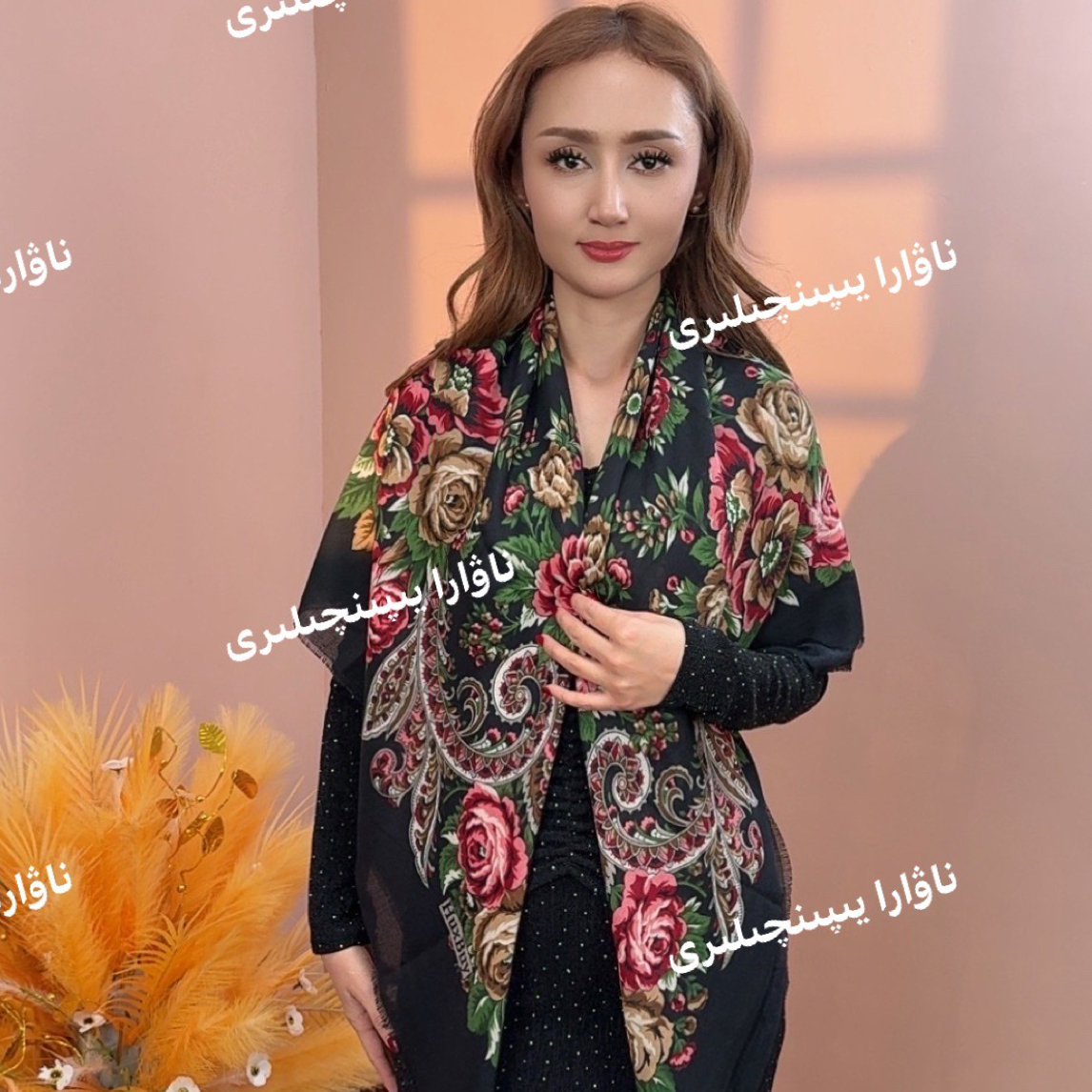 新款民族玫瑰花1米30يىڭىلىق بادام ئەتىرگۈللۈك كەشمىر  