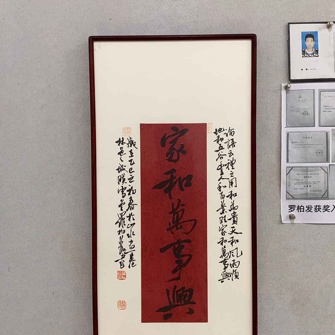 书法罗柏发老师作品