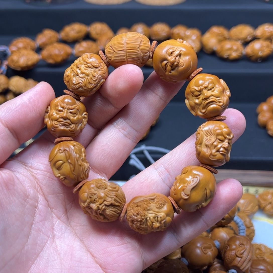 ¹***¹橄榄核手串/手链2.0写实十八罗汉