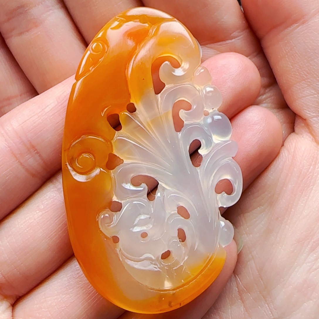 石英质玉（黄龙玉）1未镶嵌